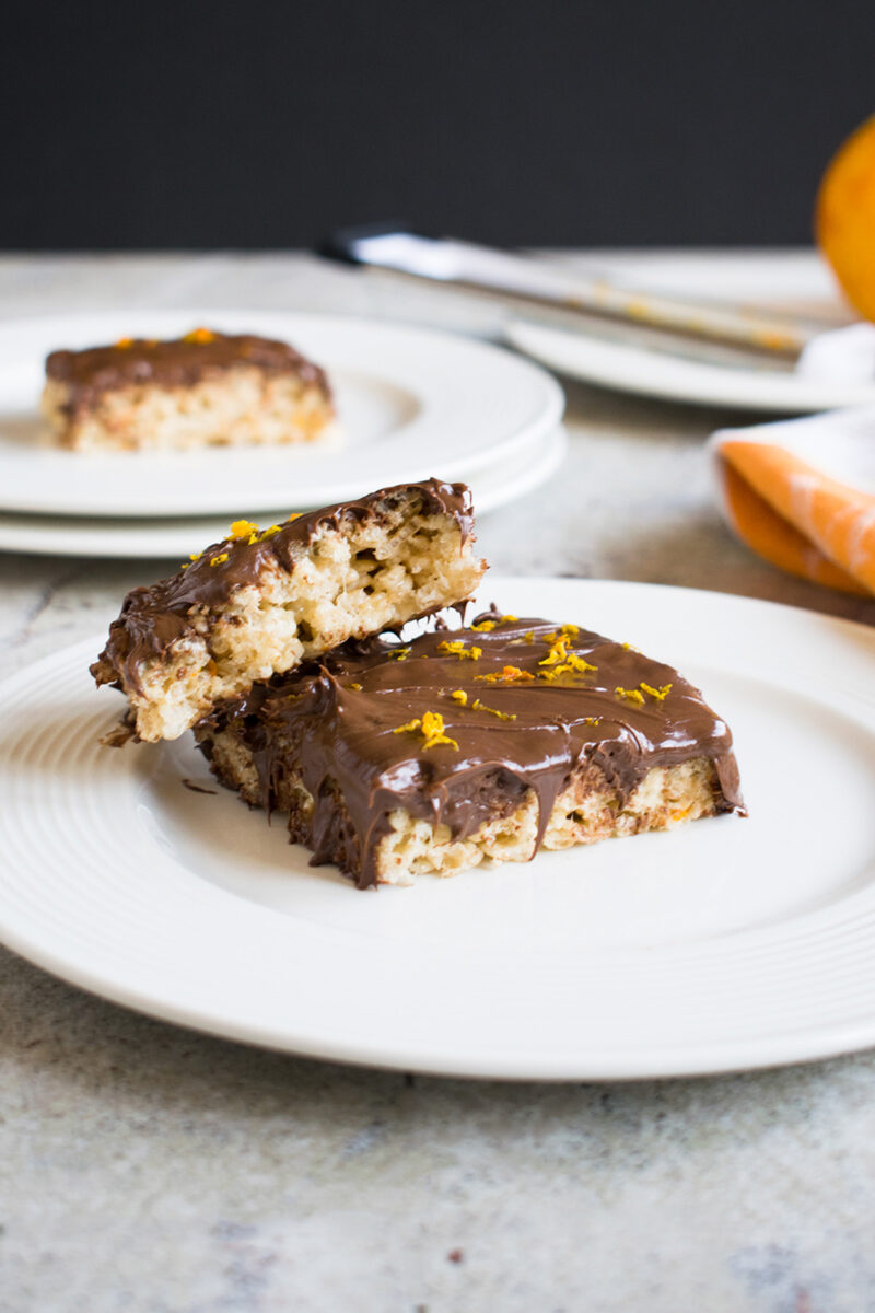 Nutella Rice Nutella Rice Krispie Treats with Orange Recipe - Food Fanatic