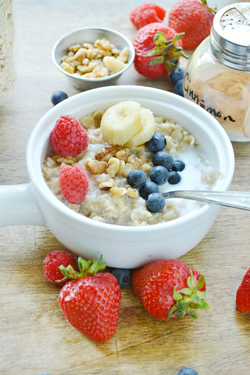 Perfect Stovetop Oatmeal Recipe - Food Fanatic