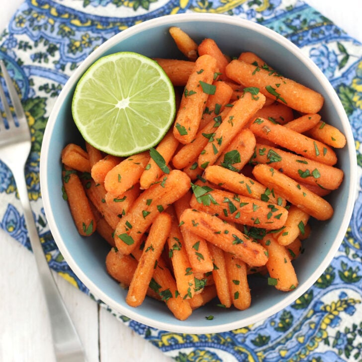 Roasted Carrots with Lime Photo