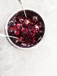 Slow Cooker Cinnamon Roll Berry Cobbler Image