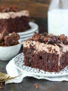 Brownie Batter Poke Cake Image