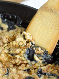 Gluten Free Blueberry Crisp Pic