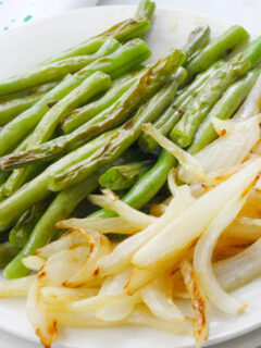 Grilled Green Bean and Onion Tarts Image