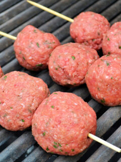 Easy Grilled Meatballs Picture