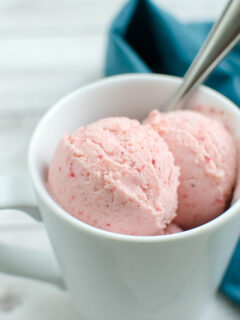 Paleo Strawberry Ice Cream Image
