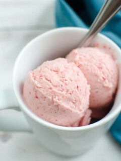 Paleo Strawberry Ice Cream Picture