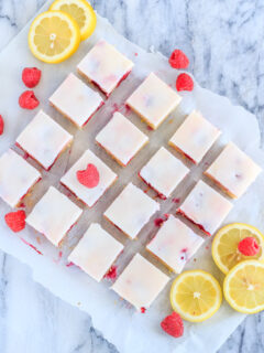 Raspberry Lemon Blondies Image