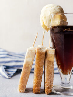 Root Beer Float Popsicles Picture