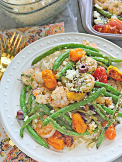 Sheet Pan Greek Shrimp Dinner Image