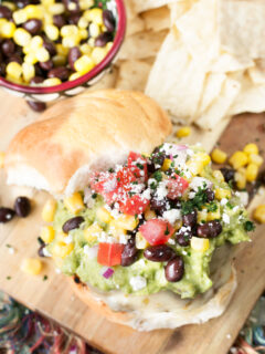 Southwest Burgers with Guacamole Image
