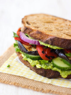 Broiled Eggplant Sandwich Picture