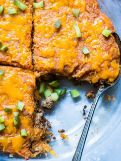 Cheeseburger Spaghetti Squash Casserole Pic
