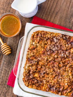 Cinnamon Apple Baked Oatmeal Picture