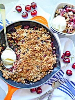 Dairy-Free Skillet Cherry Crisp Pic