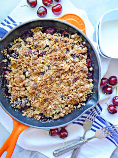 Dairy-Free Skillet Cherry Crisp Picture