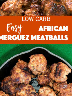 Low Carb African Merguez Meatballs Pic