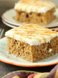 Pumpkin Spice Latte Poke Cake Photo