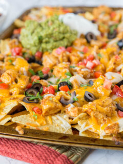 Sheet Pan Chicken Nachos Image