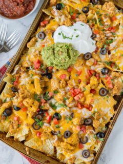 Sheet Pan Chicken Nachos Picture