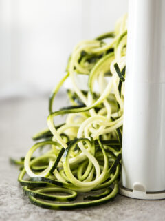 Thai Peanut Noodles with Spiralized Vegetables Image