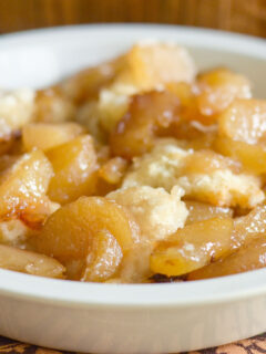 Gluten Free Caramel Apple Magic Cobbler Image