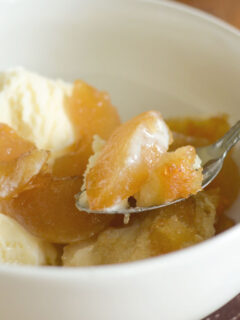 Gluten Free Caramel Apple Magic Cobbler Pic