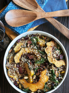 Harvest Acorn Squash Quinoa Salad Pic