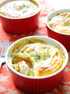 Individual Puff Pastry Chicken Pot Pies Image