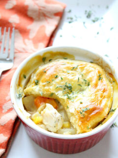 Individual Puff Pastry Chicken Pot Pies Pic