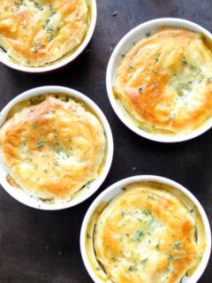 Individual Puff Pastry Chicken Pot Pies Picture