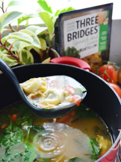 Lemon Artichoke Chicken Tortellini Soup Picture