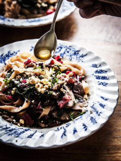 Mushroom Swiss Chard Pasta Image