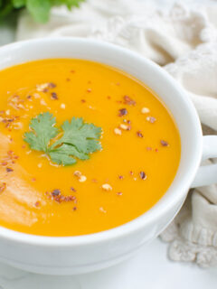 Paleo Coconut Curry Butternut Squash Soup Picture
