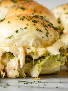 Pesto Chicken Pull Apart Sliders Image