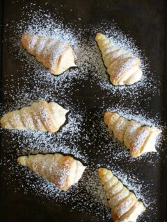 Pumpkin Cream Horns Image