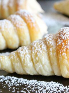 Pumpkin Cream Horns Photo