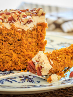 Pumpkin Snack Cake with Cream Cheese Frosting Image