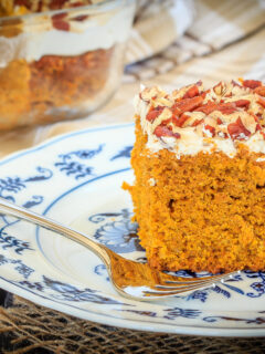 Pumpkin Snack Cake with Cream Cheese Frosting Photo