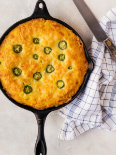Skillet Jalapeno Cheddar Cornbread Pic
