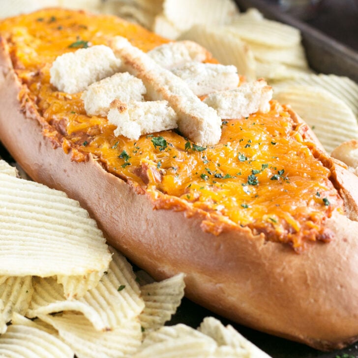 Cheesy Pulled Pork BBQ Bread Dip Photo