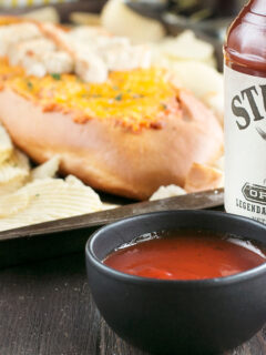Cheesy Pulled Pork BBQ Bread Dip Pic