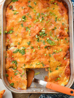 Enchilada Breakfast Casserole Picture