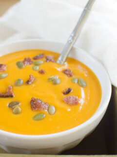 Paleo Butternut Squash and Bacon Soup Picture