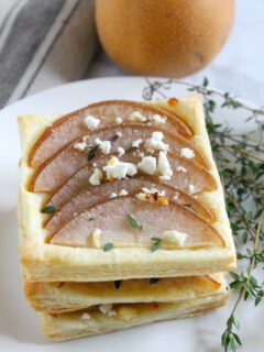 Pear Thyme Feta Tarts Image
