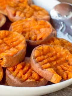Smashed Sweet Potatoes Photo