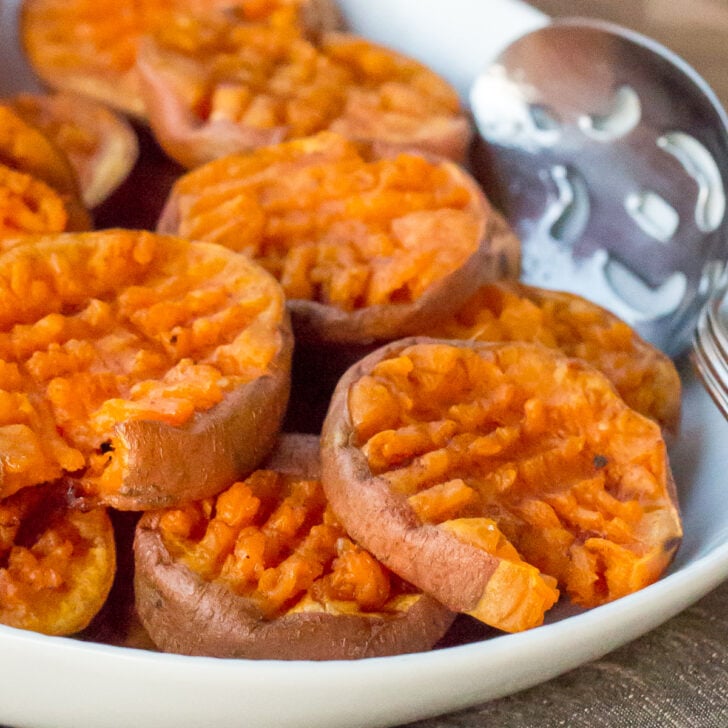 Smashed Sweet Potatoes Photo