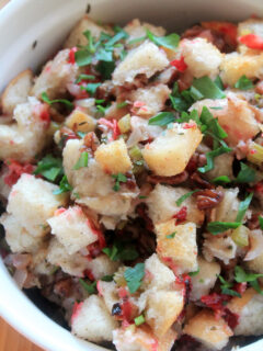 Sourdough Stuffing with Cranberries and Pecans Pic