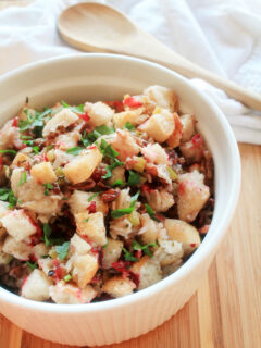 Sourdough Stuffing with Cranberries and Pecans Picture