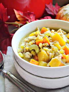 Turkey Butternut Squash and Lentil Soup Image