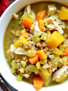 Turkey Butternut Squash and Lentil Soup Photo
